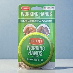 O’Keeffe’s Working Hands Cream 2.7 oz NEW Sealed Dry Cracked Hand moisturizer